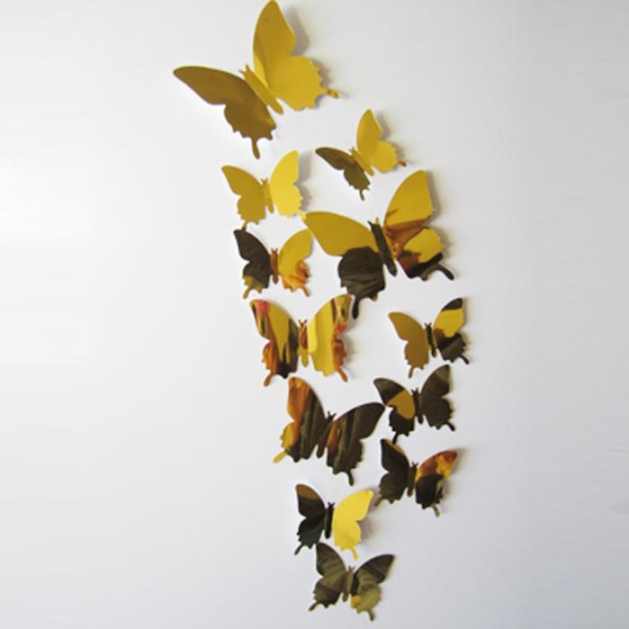 Disney Moana décoratifs Papillons Disney Wall Stickers 3d papillons