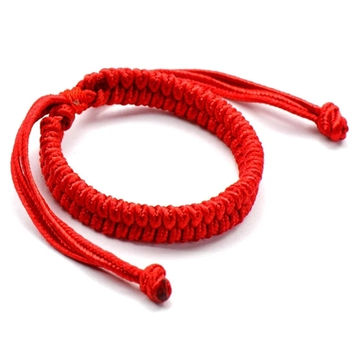 Bracelet Fils rouge 8 de l'Infini argenté - Colliers, pendentifs Feng Shui