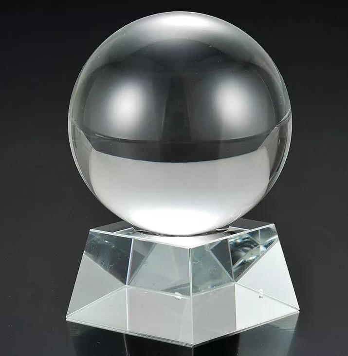 Grande Boule et Socle de Cristal 200mm 