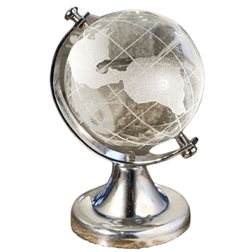Globe de Cristal blanc - Boules de cristal