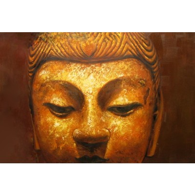 Peinture à l'huile Bouddha de la Sérénité