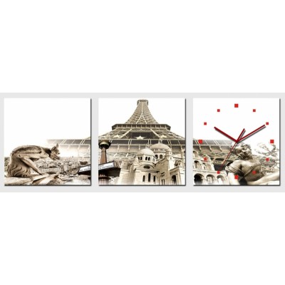 Horloge Murale Paris Ville Lumière