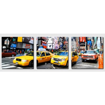 Horloge Murale Yellow Cab New York