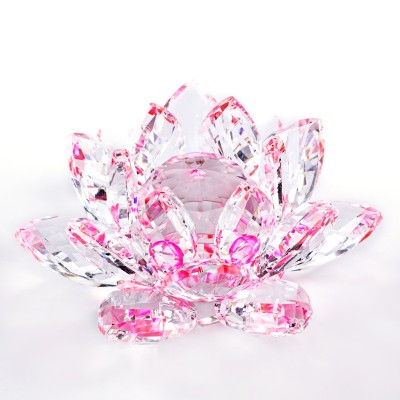 Fleur de Lotus en Cristal rose