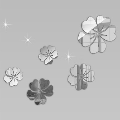 Sticker Miroirs Fleurs de Tiaré