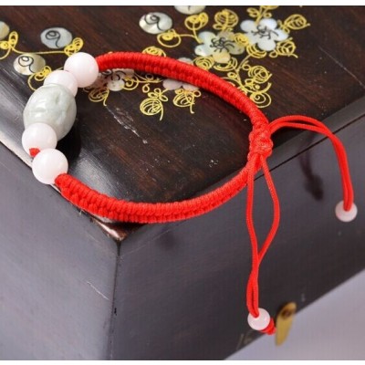 Bracelet Moulin à Prières en Jade vert