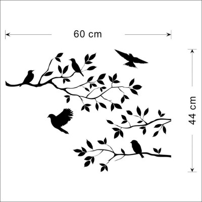 Sticker Oiseaux Virevoltants