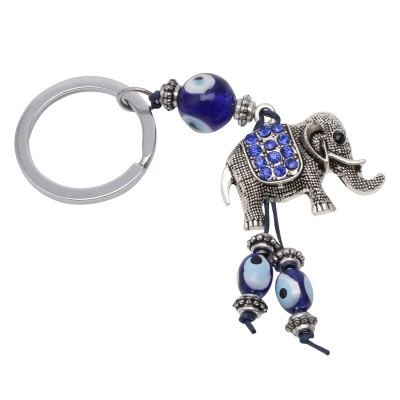 4pcs Porte-clés Mauvais Œil Pour Clés De Voiture, Porte-clés Bleu