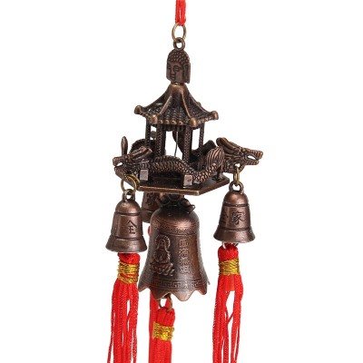 Carillon Dragon Pagode 4 Clochettes