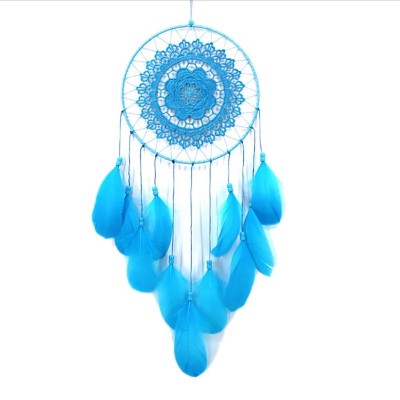 Grand Attrape Rêves Dentelle bleu