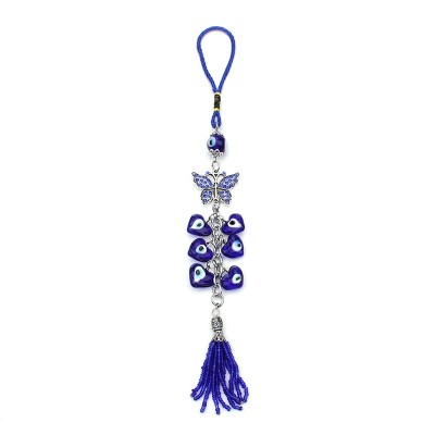 Suspension Talisman Papillon Coeurs