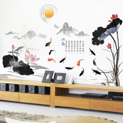 Sticker Paysage Symboles Asiatiques