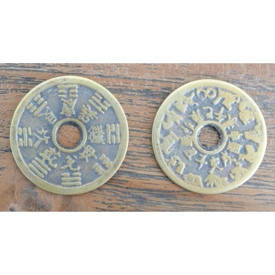 Amulette Pièce Bagua Taï Sui