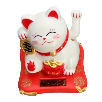 Chat Maneki Neko blanc