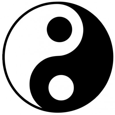 Sticker Petit Symbole Yin Yang