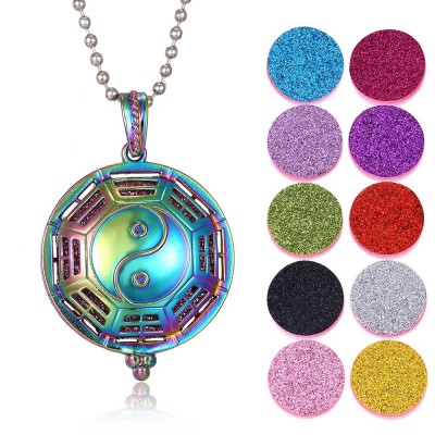 Collier Pendentif Aromathérapie Yin Yang