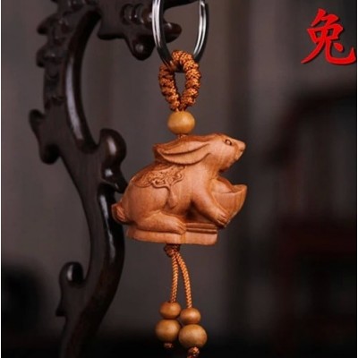 Porte Clés Signe Zodiaque Chinois Lapin