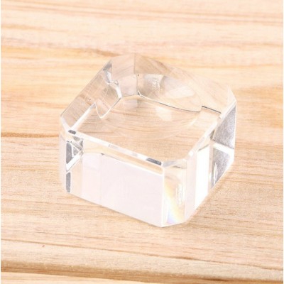 Socle et Boule de Cristal rose 40mm