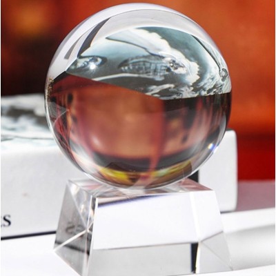 Grande Boule et Socle de Cristal 200mm