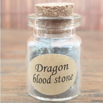 Bouteille Pierres Brutes Jaspe Dragon de Sang