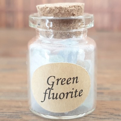 Bouteille Pierres Brutes Fluorite