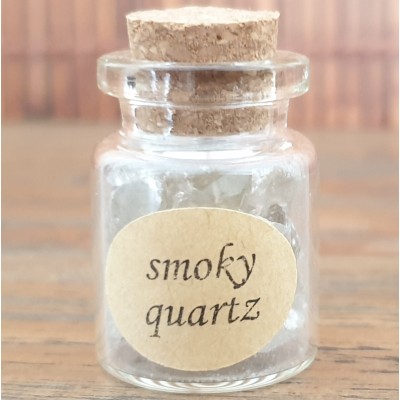Bouteille Pierres Brutes Quartz Fumé