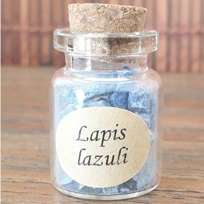 Bouteille Pierres Brutes Lapis Lazuli