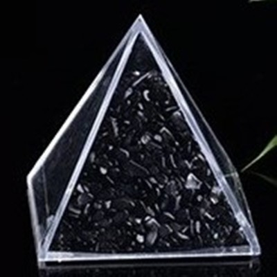 Pyramide Cailloux d'Obsidienne noire 60mm