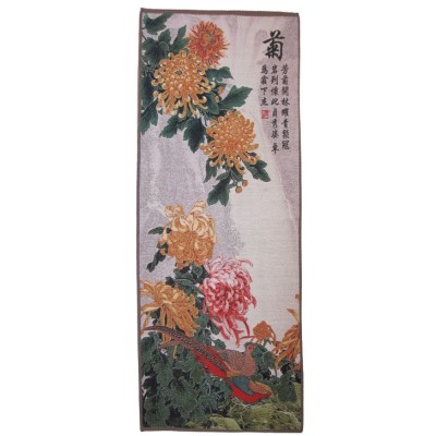 Tangka Tapisserie Fleurs de Dahlia