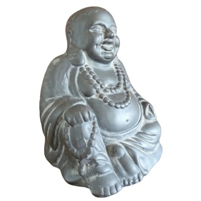 Statue Bouddha Riant noir