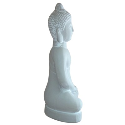 Statue Bouddha Thaï gris 40cm
