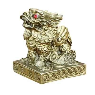 Statue Pi Yao Céleste cuivre