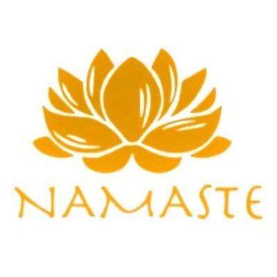 Sticker Fleur de Lotus Namaste jaune