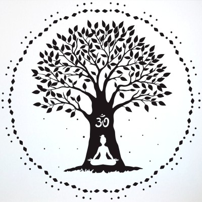 Sticker Arbre de Vie Aum