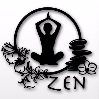 Sticker Yoga Zen