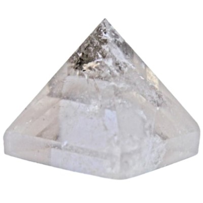 Pyramide en Cristal de Roche Fumé 30mm