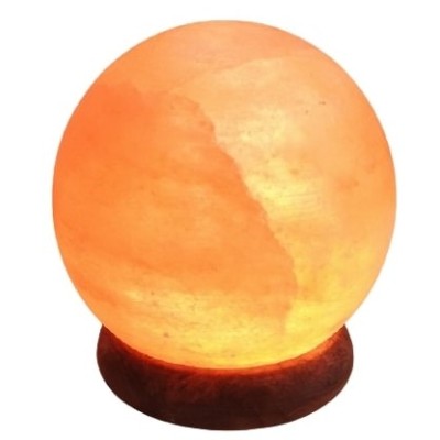 Lampe USB Cristal Sel de l'Himalaya Sphère 500g