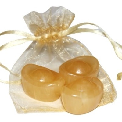 Les 3 Lingots d'Or en Jade Jaune
