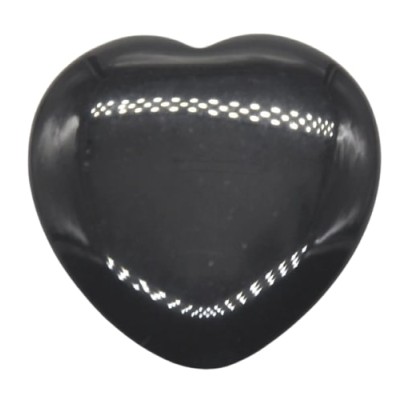 Coeur en Obsidienne noire 30mm