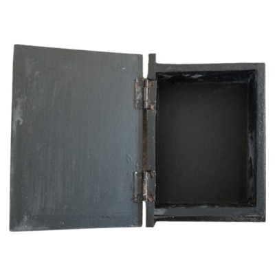 Boîte Bouddha noir et argent 24cm