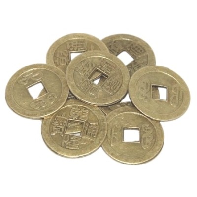 Lot 10 Pièces de Monnaie Chinoise 25mm 