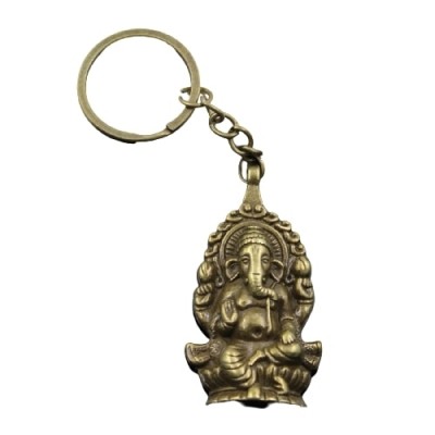 Porte Clés Ganesh doré