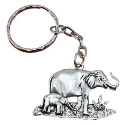 Porte Clés Eléphant et son Petit