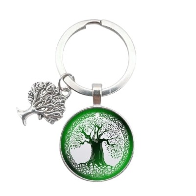 Porte Clés Arbre de Vie bois