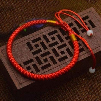 Bracelet Tibétain Fils rouge