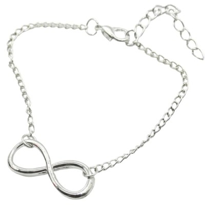 Bracelet 8 de l'Infini argenté