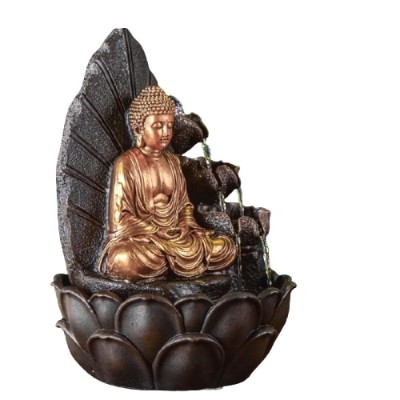 Grande Fontaine Bouddha dans Lotus