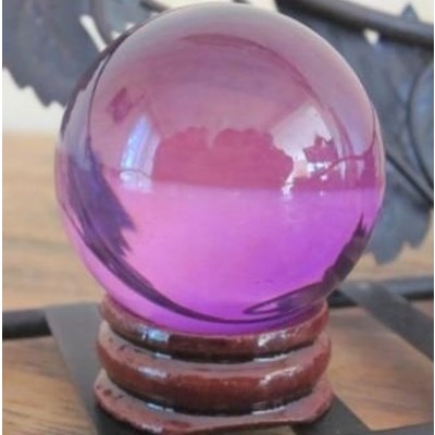 Boule de Cristal violet 40mm