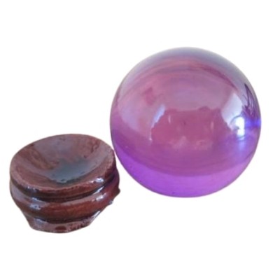 Boule de Cristal violet 40mm