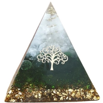 Orgonite Pyramide Chakra Arbre de Vie